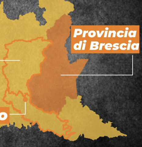 La Provincia di Brescia rimane in Zona Arancio Rafforzata